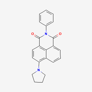 2-phenyl-6-(pyrrolidin-1-yl)-1H-benzo[de]isoquinoline-1,3(2H)-dione