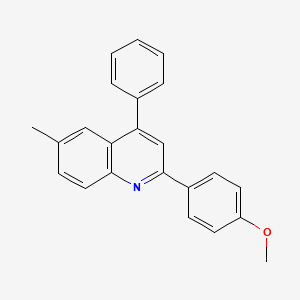 2-(4-Methoxyphenyl)-6-methyl-4-phenylquinoline