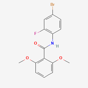 N-(4-bromo-2-fluorophenyl)-2,6-dimethoxybenzamide