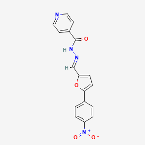 N'-[(E)-[5-(4-Nitrophenyl)furan-2-YL]methylidene]pyridine-4-carbohydrazide