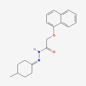 N'-(4-methylcyclohexylidene)-2-(1-naphthyloxy)acetohydrazide