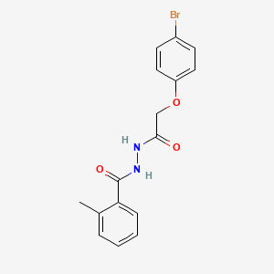 N'-((4-Bromophenoxy)acetyl)-2-methylbenzohydrazide