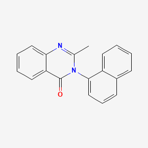 2-Methyl-3-naphthalen-1-ylquinazolin-4-one