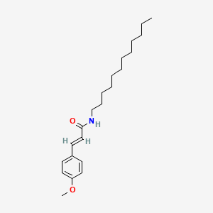 molecular formula C22H35NO2 B11695138 (2E)-N-dodecyl-3-(4-methoxyphenyl)prop-2-enamide CAS No. 5466-80-8