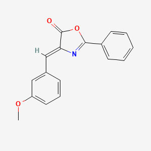 (4Z)-4-(3-methoxybenzylidene)-2-phenyl-1,3-oxazol-5(4H)-one