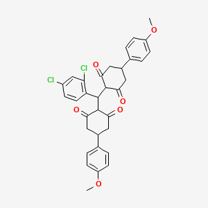 2,2'-[(2,4-Dichlorophenyl)methanediyl]bis[5-(4-methoxyphenyl)cyclohexane-1,3-dione]