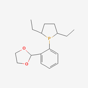 molecular formula C36H40O10 B1169526 2-[2-(2,5-Diethylphospholan-1-yl)phenyl]-1,3-dioxolane CAS No. 1217655-83-8