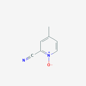 molecular formula C7H6N2O B1169542 2-Cyano-4-methylpyridin-1-ium-1-olate CAS No. 170487-39-5
