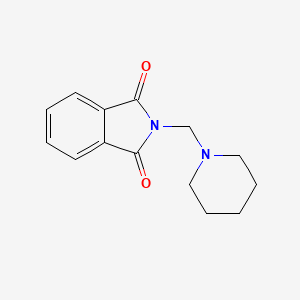 molecular formula C14H16N2O2 B11695548 2-(piperidin-1-ylmethyl)-1H-isoindole-1,3(2H)-dione CAS No. 4667-76-9