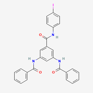 3,5-dibenzamido-N-(4-iodophenyl)benzamide