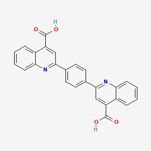 2-[4-(4-Carboxyquinolin-2-yl)phenyl]quinoline-4-carboxylic acid