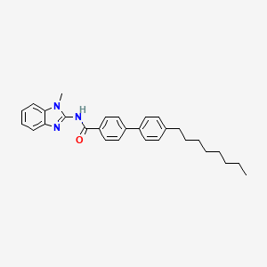 N-(1-methyl-1H-benzimidazol-2-yl)-4'-octylbiphenyl-4-carboxamide