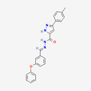 5-P-Tolyl-2H-pyrazole-3-carboxylic acid (3-phenoxy-benzylidene)-hydrazide