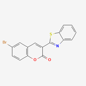 3-(1,3-benzothiazol-2-yl)-6-bromo-2H-chromen-2-one