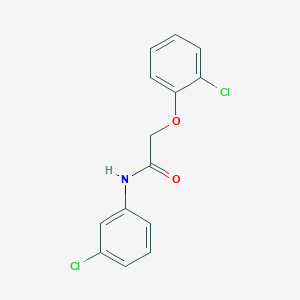 molecular formula C14H11Cl2NO2 B11695762 2-(2-chlorophenoxy)-N-(3-chlorophenyl)acetamide 