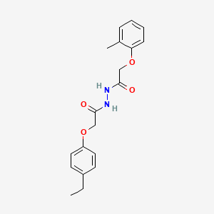 2-(4-ethylphenoxy)-N'-[2-(2-methylphenoxy)acetyl]acetohydrazide