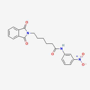 6-(1,3-dioxo-2,3-dihydro-1H-isoindol-2-yl)-N-(3-nitrophenyl)hexanamide