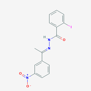 2-iodo-N'-[(1E)-1-(3-nitrophenyl)ethylidene]benzohydrazide