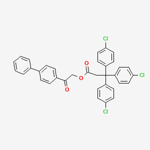 2-(Biphenyl-4-yl)-2-oxoethyl 3,3,3-tris(4-chlorophenyl)propanoate