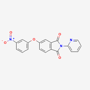 5-(3-nitrophenoxy)-2-pyridin-2-yl-1H-isoindole-1,3(2H)-dione