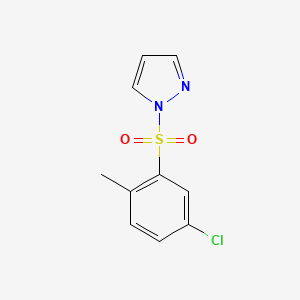 1-[(5-chloro-2-methylphenyl)sulfonyl]-1H-pyrazole