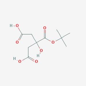 B116961 3-(tert-Butoxycarbonyl)-3-hydroxypentanedioic acid CAS No. 114340-52-2