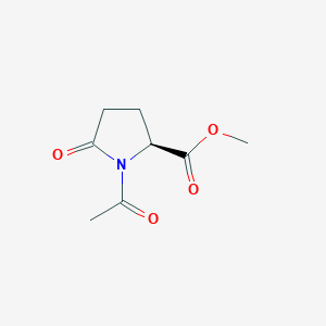 molecular formula C8H11NO4 B1169614 (S)-Methyl 1-acetyl-5-oxopyrrolidine-2-carboxylate CAS No. 181312-04-9