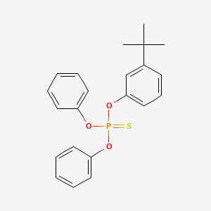 (3-Tert-butylphenoxy)-diphenoxy-sulfanylidene-lambda5-phosphane