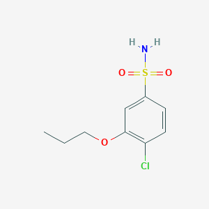 molecular formula C9H12ClNO3S B1169630 4-Chloro-3-propoxybenzenesulfonamide 