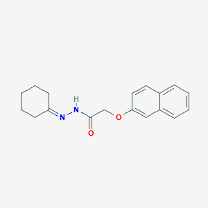 N'-cyclohexylidene-2-(2-naphthyloxy)acetohydrazide