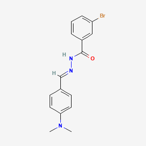 3-Bromo-N'-[(E)-[4-(dimethylamino)phenyl]methylidene]benzohydrazide