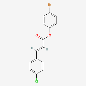 (E)-4-bromophenyl 3-(4-chlorophenyl)acrylate