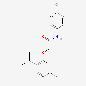 N-(4-chlorophenyl)-2-(2-isopropyl-5-methylphenoxy)acetamide