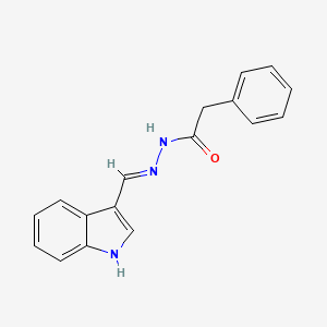 N'-(1H-indol-3-ylmethylene)-2-phenylacetohydrazide