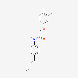 N-(4-butylphenyl)-2-(3,4-dimethylphenoxy)acetamide