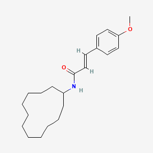 (2E)-N-cyclododecyl-3-(4-methoxyphenyl)prop-2-enamide