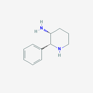 molecular formula C11H16N2 B1169673 (2R,3R)-2-phenylpiperidin-3-amine CAS No. 160551-72-4
