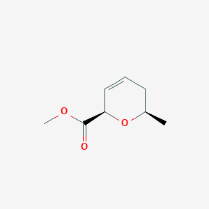 molecular formula C8H12O3 B1169677 2H-Pyran-2-carboxylicacid,5,6-dihydro-6-methyl-,methylester,cis-(9CI) CAS No. 189386-72-9