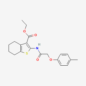 Ethyl 2-{[(4-methylphenoxy)acetyl]amino}-4,5,6,7-tetrahydro-1-benzothiophene-3-carboxylate