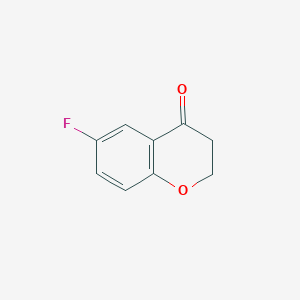 molecular formula C9H7FO2 B116969 6-氟色满-4-酮 CAS No. 66892-34-0