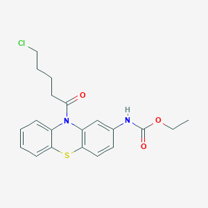 ethyl [10-(5-chloropentanoyl)-10H-phenothiazin-2-yl]carbamate