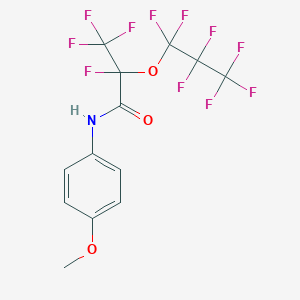 2,3,3,3-Tetrafluoro-2-(1,1,2,2,3,3,3-heptafluoropropoxy)-N-(4-methoxyphenyl)propanamide