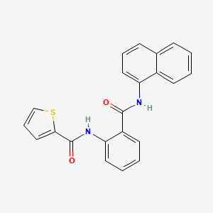 N-[2-(naphthalen-1-ylcarbamoyl)phenyl]thiophene-2-carboxamide