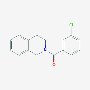 (3-chlorophenyl)(3,4-dihydroisoquinolin-2(1H)-yl)methanone