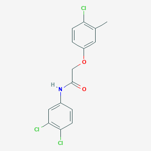 molecular formula C15H12Cl3NO2 B11697013 2-(4-chloro-3-methylphenoxy)-N-(3,4-dichlorophenyl)acetamide 