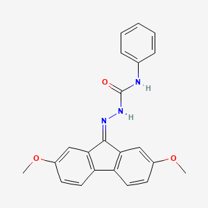 1-[(2,7-Dimethoxyfluoren-9-ylidene)amino]-3-phenyl-urea