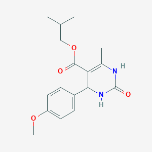 2-Methylpropyl 4-(4-methoxyphenyl)-6-methyl-2-oxo-1,2,3,4-tetrahydropyrimidine-5-carboxylate