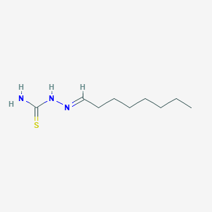 molecular formula C9H19N3S B11697064 [(E)-octylideneamino]thiourea CAS No. 14942-74-6