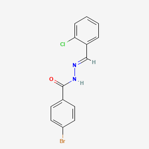 4-bromo-N'-(2-chlorobenzylidene)benzohydrazide