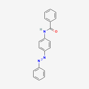 molecular formula C19H15N3O B11697282 4'-(Phenylazo)benzanilide CAS No. 102840-97-1